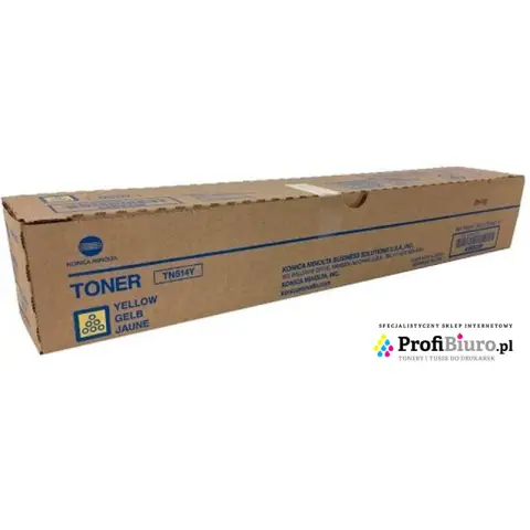 Toner Minolta TN514Y - Toner żółty do Konica Minolta Bizhub C458, C558, C658